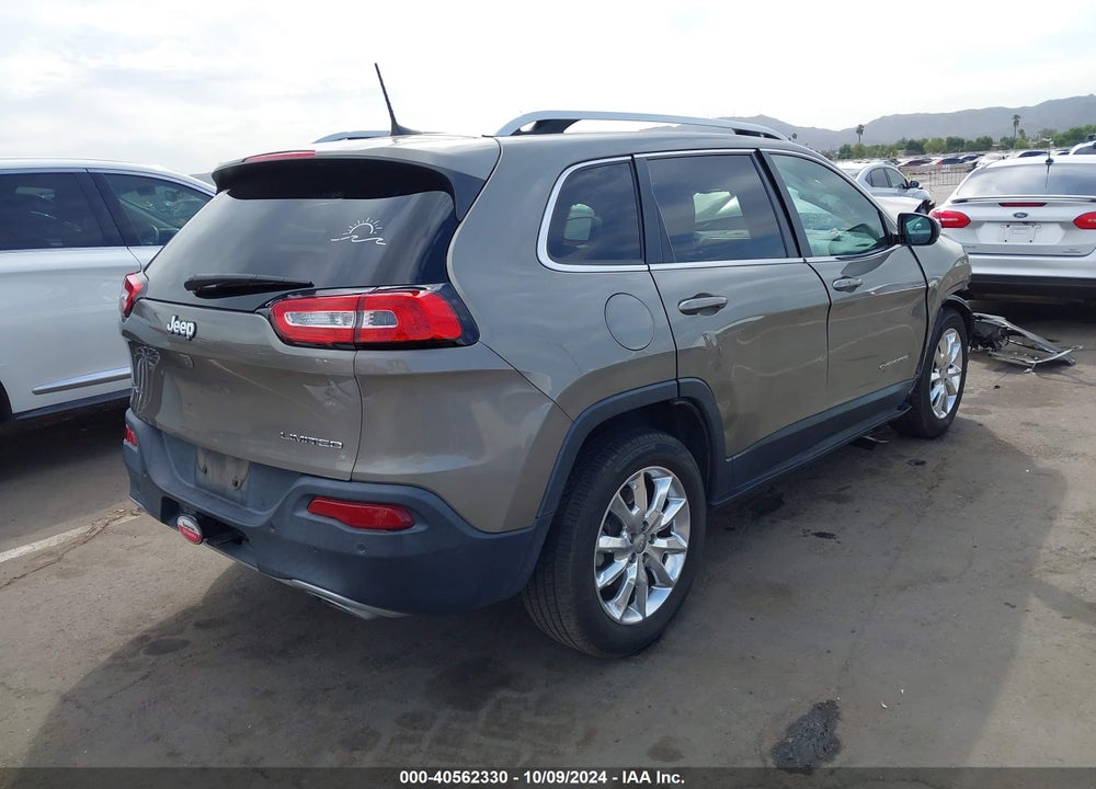 2016 JEEP CHEROKEE LIMITED VIN: 1C4PJMDS4GW251707