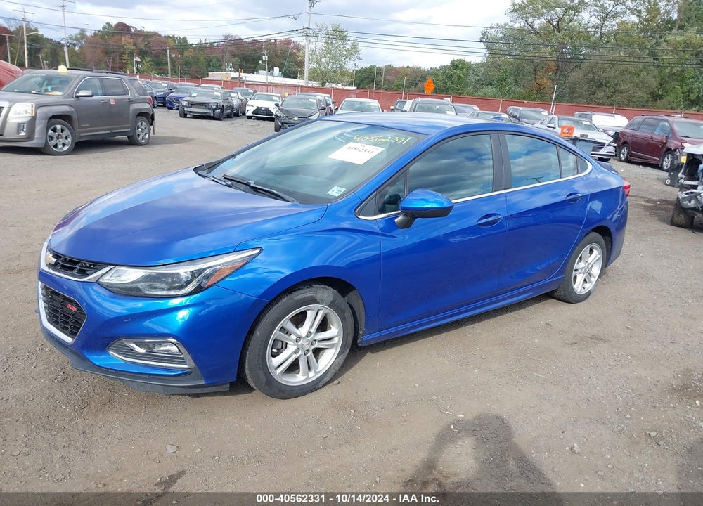 2017 CHEVROLET CRUZE LT MANUAL VIN: 1G1BD5SM6H7167002