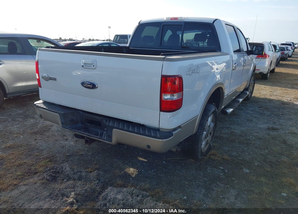 2008 FORD F-150 60TH ANNIVERSARY/FX4/KING RANCH/LARIAT/XLT VIN: 1FTPW14V38KC41057