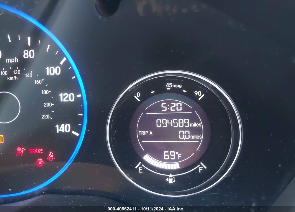 2016 HONDA HR-V VIN: 3CZRU6H33GM714476