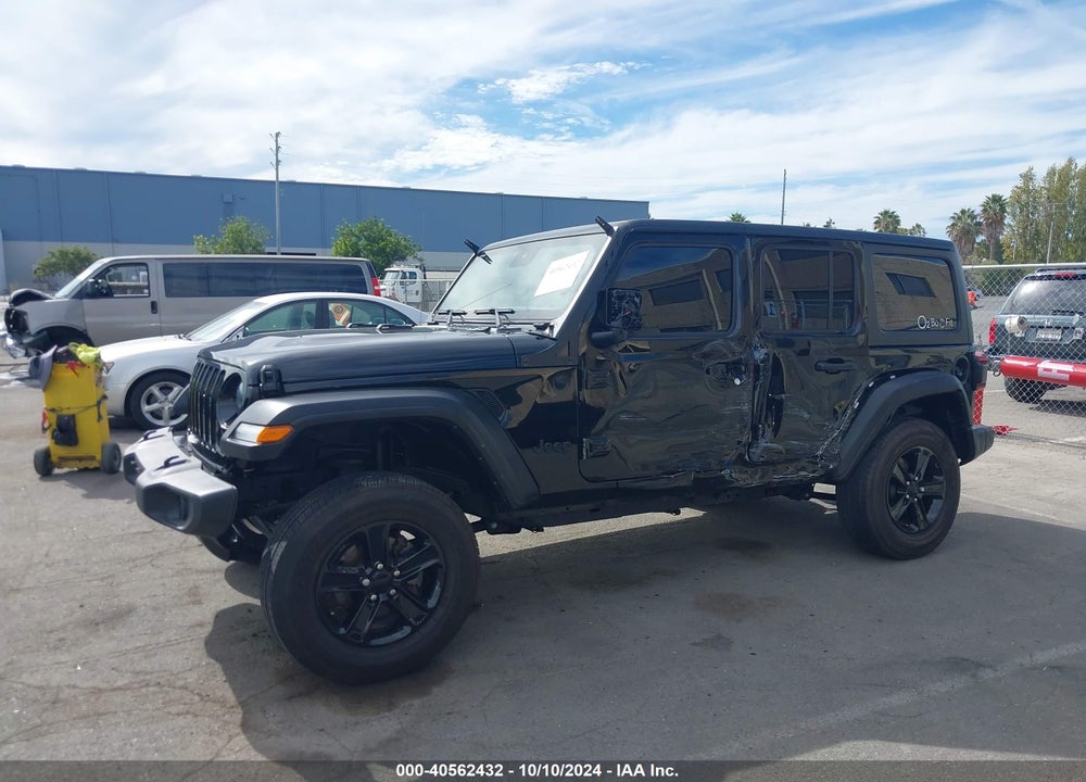 2022 JEEP WRANGLER UNLIMITED SPORT ALTITUDE 4X4 VIN: 1C4HJXDN7NW277652