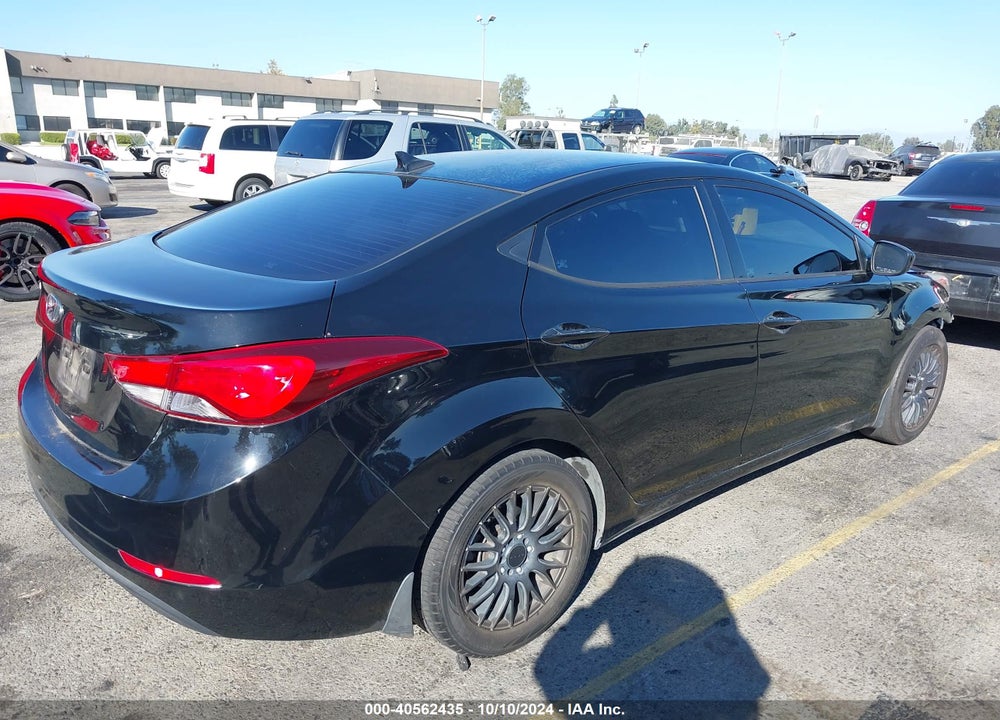2016 HYUNDAI ELANTRA SE VIN: KMHDH4AE8GU475051