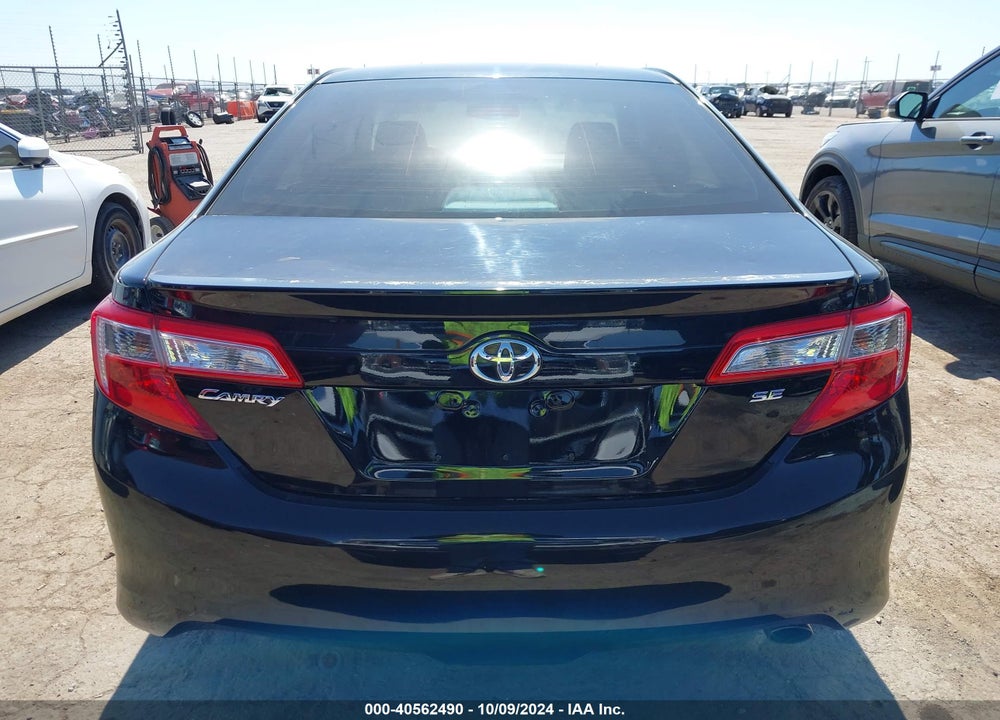 2012 TOYOTA CAMRY SE VIN: 4T1BF1FK2CU129386