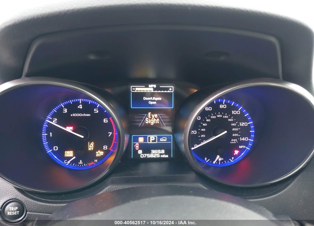 2019 SUBARU OUTBACK 2.5I VIN: 4S4BSABC5K3229531
