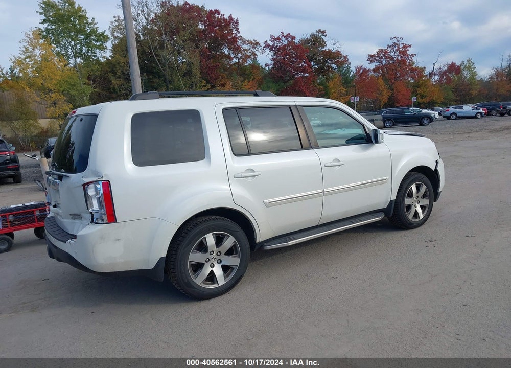 2014 HONDA PILOT TOURING VIN: 5FNYF4H98EB004494