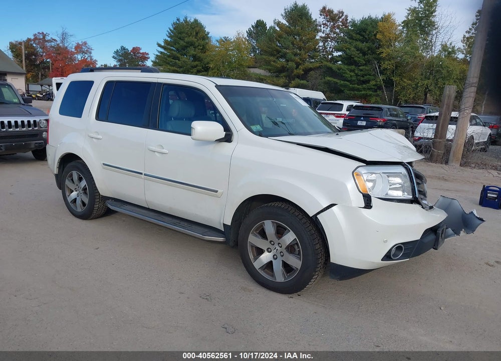 2014 HONDA PILOT TOURING VIN: 5FNYF4H98EB004494