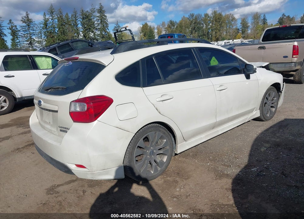 2015 SUBARU IMPREZA 2.0I SPORT LIMITED VIN: JF1GPAZ64F8268704