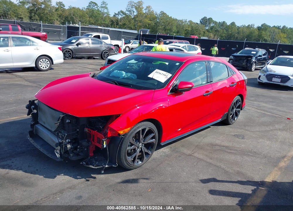2018 HONDA CIVIC SPORT TOURING VIN: SHHFK7H95JU214872