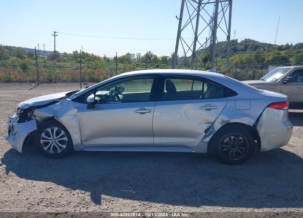 2021 TOYOTA COROLLA HYBRID LE VIN: JTDEAMDE0MJ015033