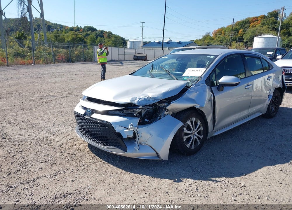 2021 TOYOTA COROLLA HYBRID LE VIN: JTDEAMDE0MJ015033