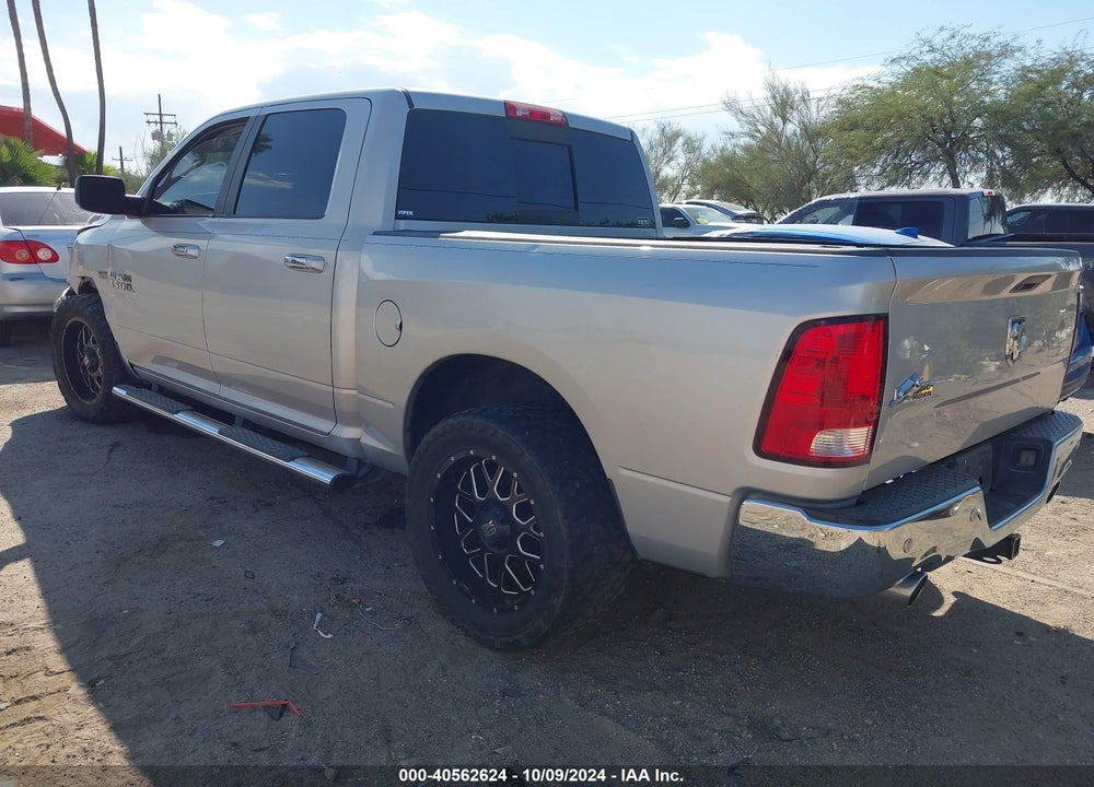 2017 RAM 1500 BIG HORN 4X2 5'7 BOX VIN: 3C6RR6LT6HG617410