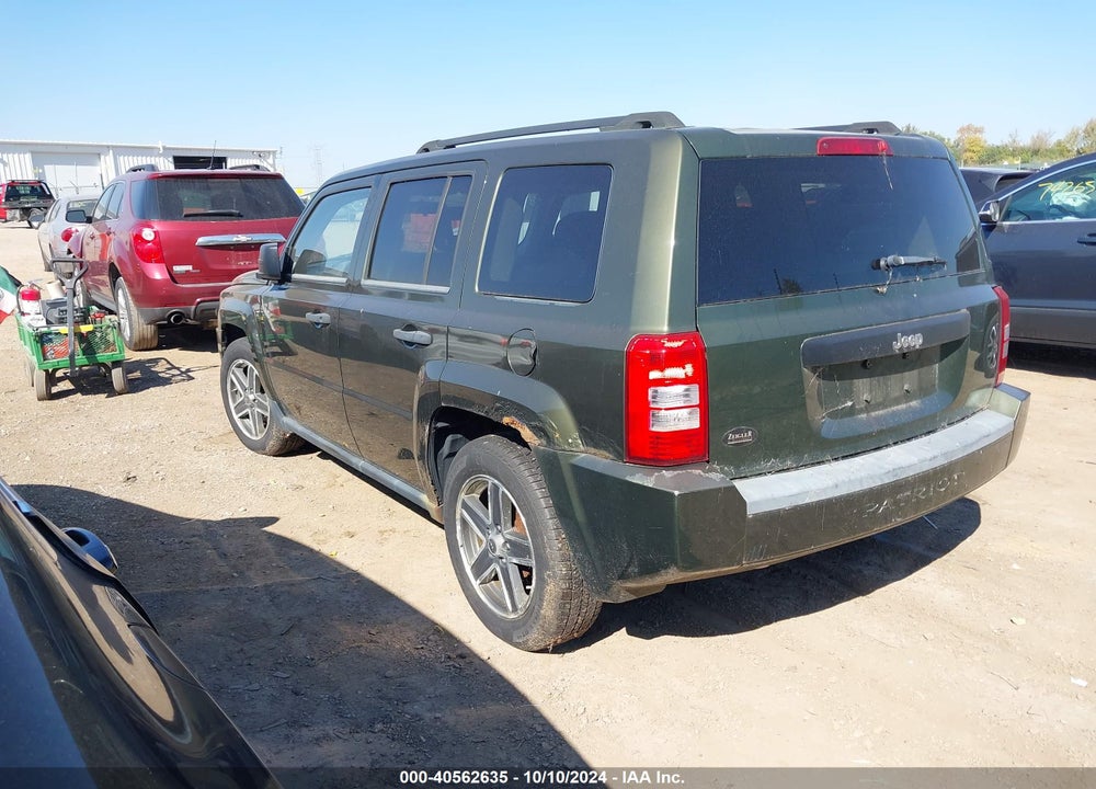 2009 JEEP PATRIOT SPORT VIN: 1J4FT28B99D110337