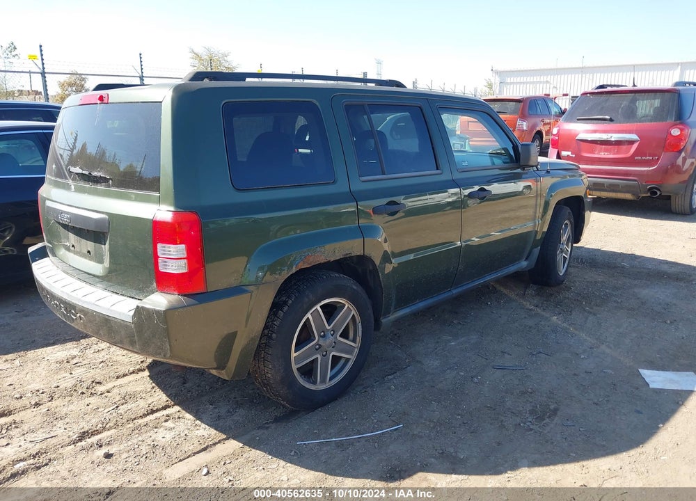 2009 JEEP PATRIOT SPORT VIN: 1J4FT28B99D110337