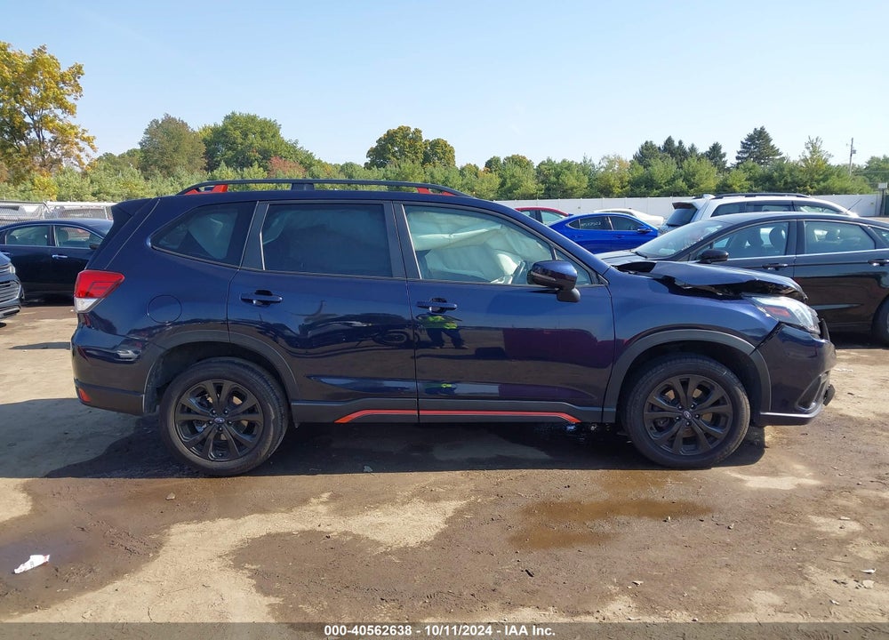 2022 SUBARU FORESTER SPORT VIN: JF2SKAJC7NH468688