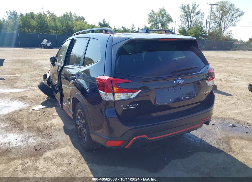 2022 SUBARU FORESTER SPORT VIN: JF2SKAJC7NH468688