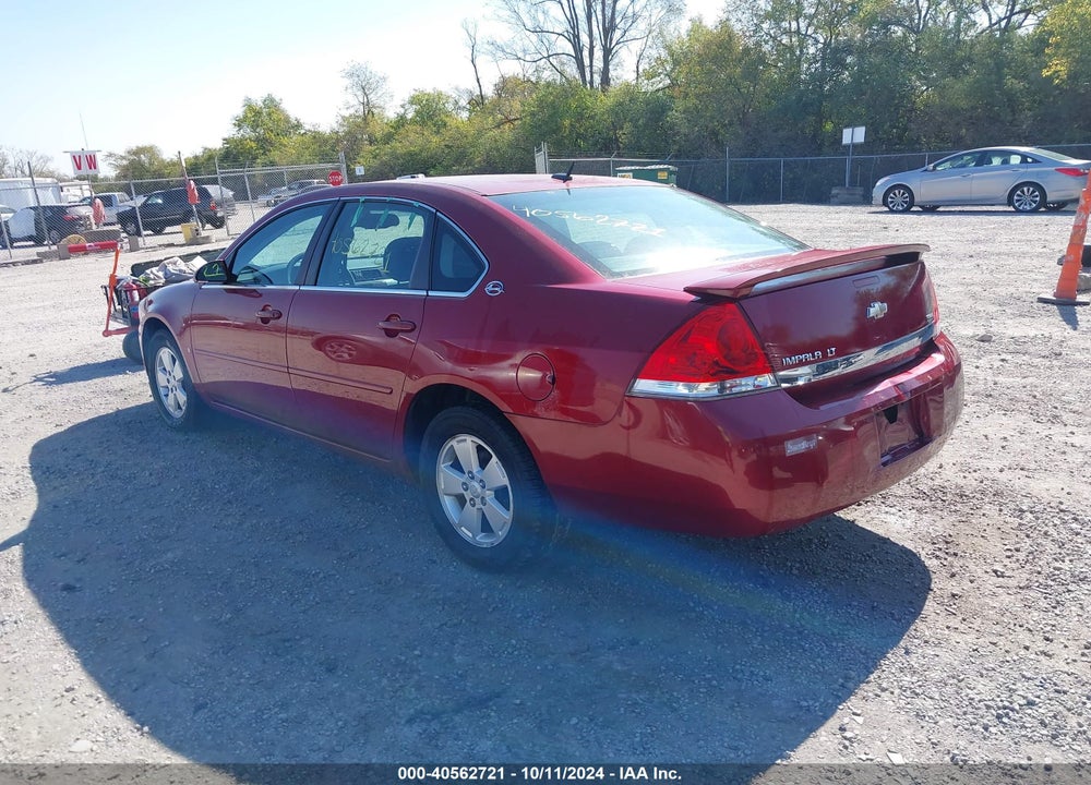 2008 CHEVROLET IMPALA LT VIN: 2G1WT58K081269080