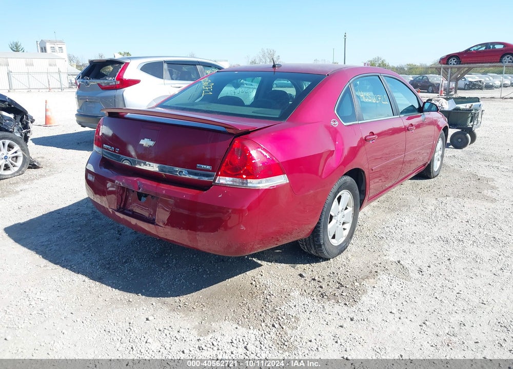 2008 CHEVROLET IMPALA LT VIN: 2G1WT58K081269080