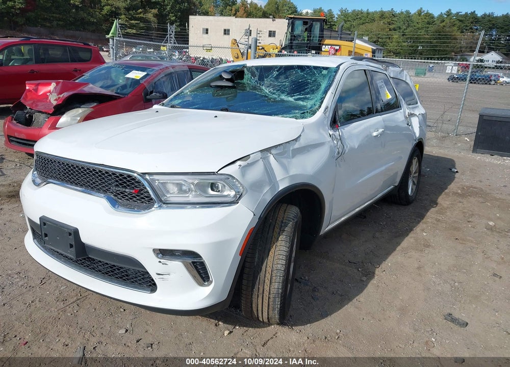 2021 DODGE DURANGO SXT PLUS AWD VIN: 1C4RDJAG5MC642084