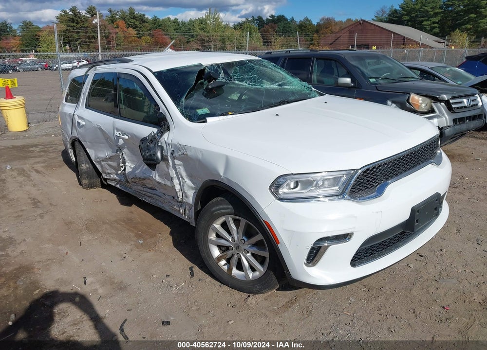 2021 DODGE DURANGO SXT PLUS AWD VIN: 1C4RDJAG5MC642084
