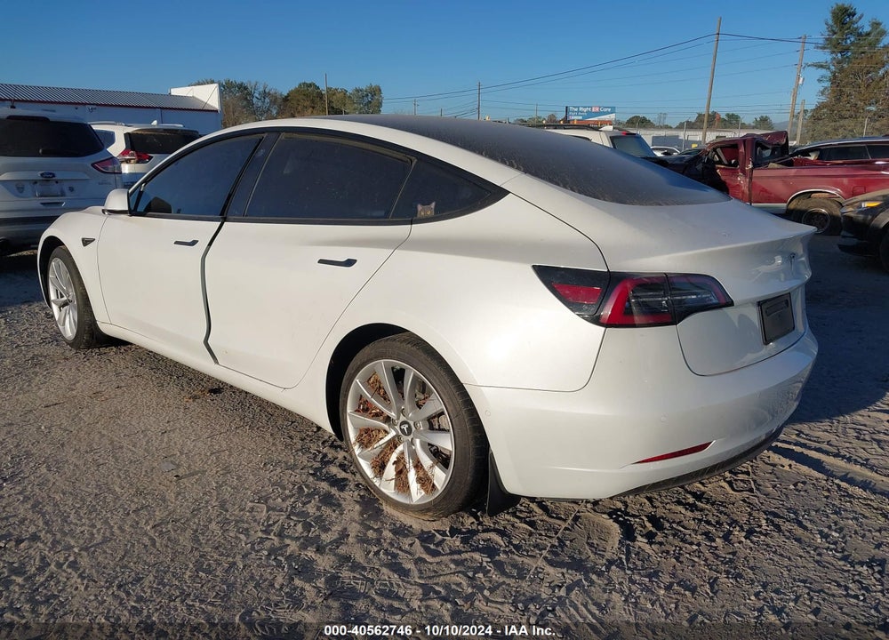 2022 TESLA MODEL 3 LONG RANGE DUAL MOTOR ALL-WHEEL DRIVE VIN: 5YJ3E1EB9NF263997