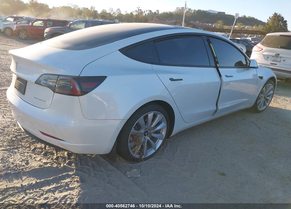 2022 TESLA MODEL 3 LONG RANGE DUAL MOTOR ALL-WHEEL DRIVE VIN: 5YJ3E1EB9NF263997