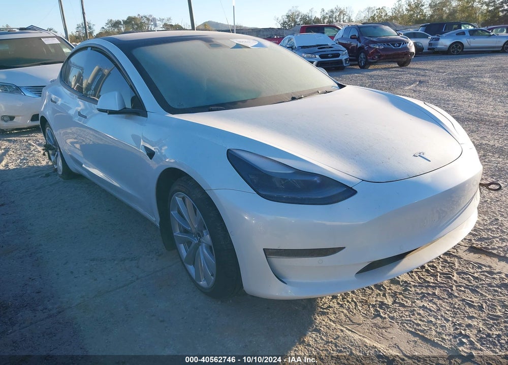 2022 TESLA MODEL 3 LONG RANGE DUAL MOTOR ALL-WHEEL DRIVE VIN: 5YJ3E1EB9NF263997