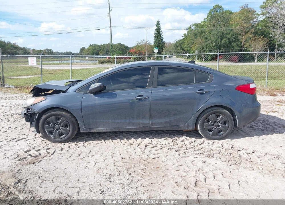 2016 KIA FORTE LX VIN: KNAFK4A66G5572554