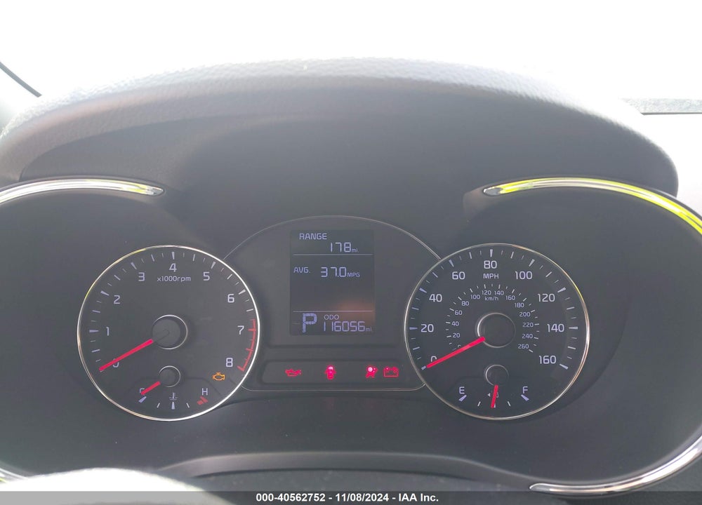 2016 KIA FORTE LX VIN: KNAFK4A66G5572554