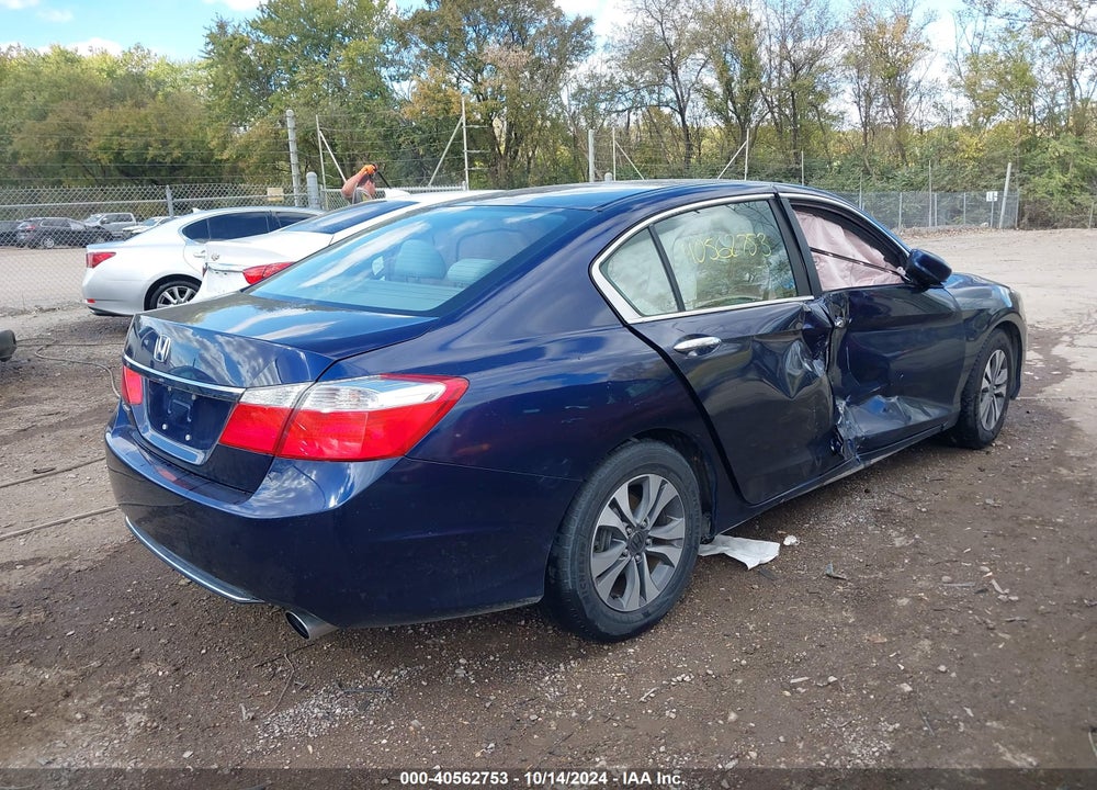 2013 HONDA ACCORD LX VIN: 1HGCR2F30DA151647
