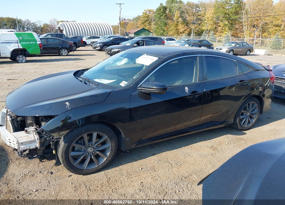 2020 HONDA CIVIC EX-L VIN: 2HGFC1F77LH681027