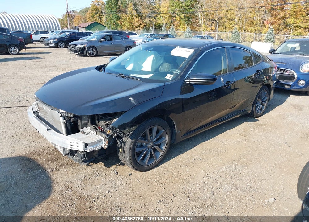 2020 HONDA CIVIC EX-L VIN: 2HGFC1F77LH681027