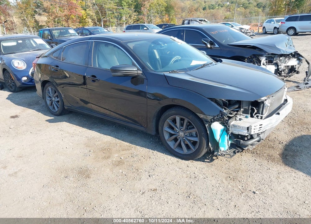 2020 HONDA CIVIC EX-L VIN: 2HGFC1F77LH681027