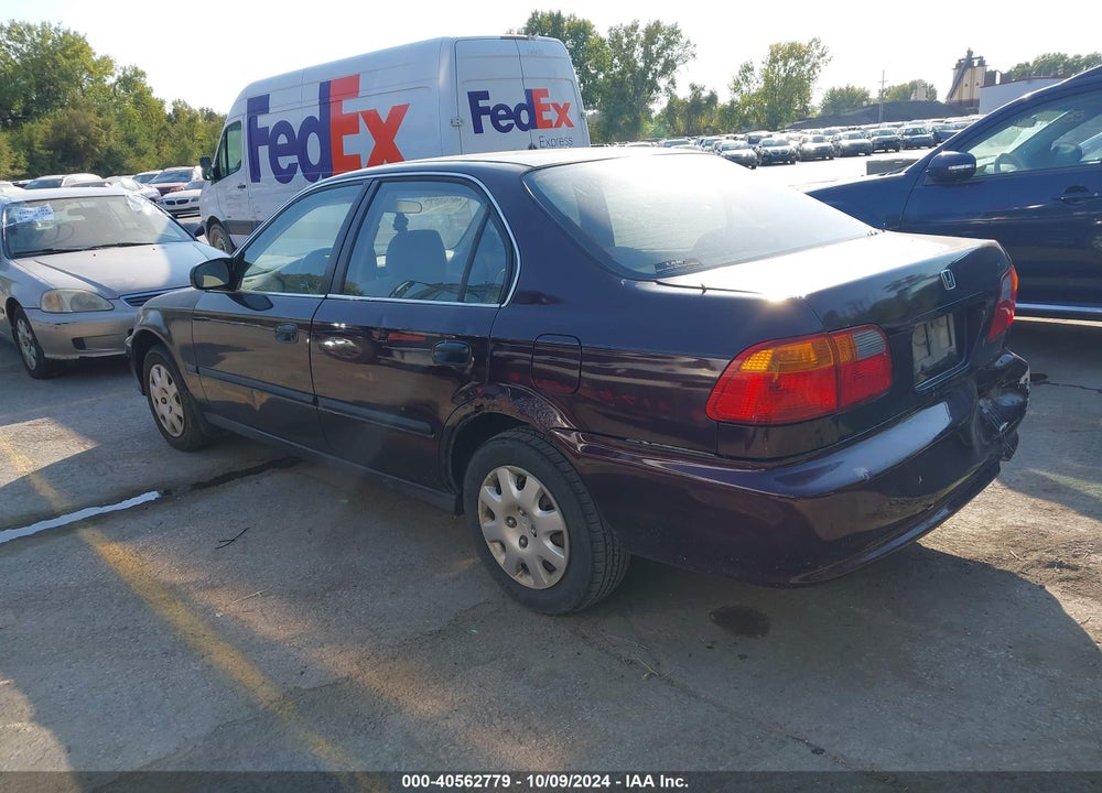 2000 HONDA CIVIC LX VIN: 1HGEJ6572YL025490