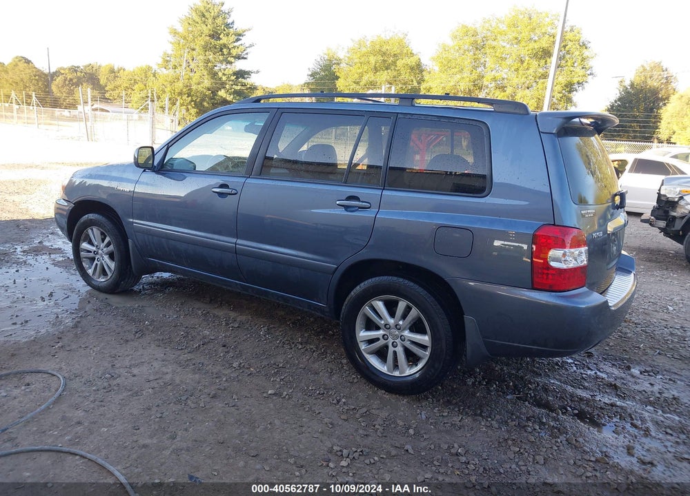 2006 TOYOTA HIGHLANDER HYBRID LIMITED V6 VIN: JTEDW21A660002181