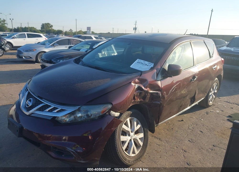 2014 NISSAN MURANO LE/S/SL/SV VIN: JN8AZ1MU8EW407702