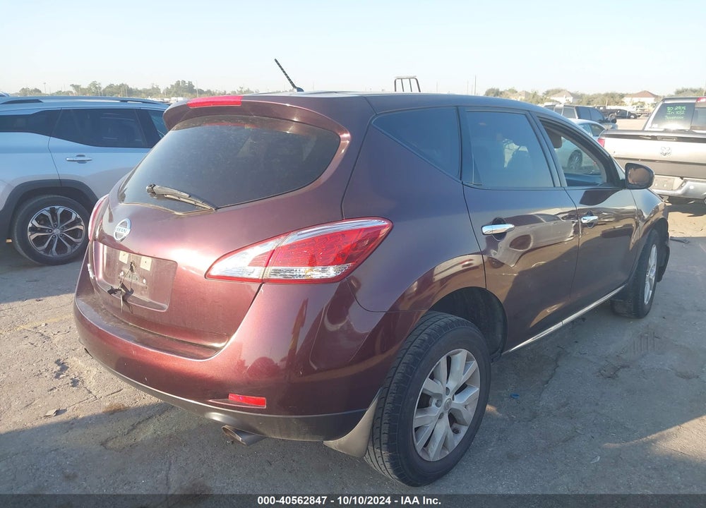 2014 NISSAN MURANO LE/S/SL/SV VIN: JN8AZ1MU8EW407702