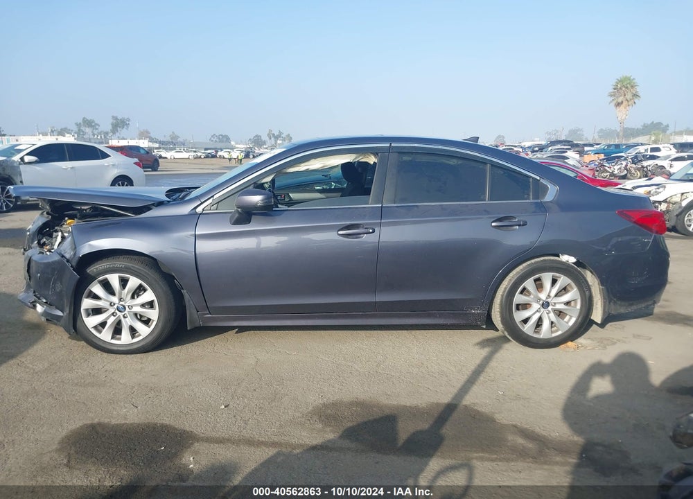 2016 SUBARU LEGACY 2.5I PREMIUM VIN: 4S3BNAH61G3051329