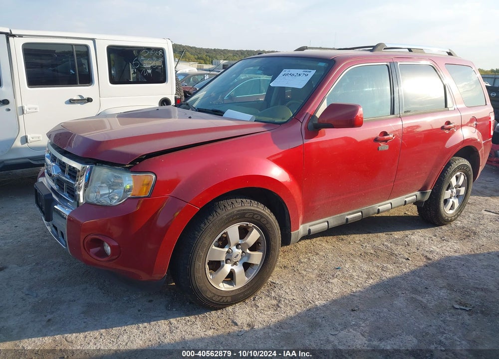 2011 FORD ESCAPE LIMITED VIN: 1FMCU9EG3BKA44086