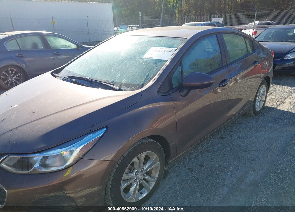 2019 CHEVROLET CRUZE LS VIN: 1G1BC5SM4K7112784