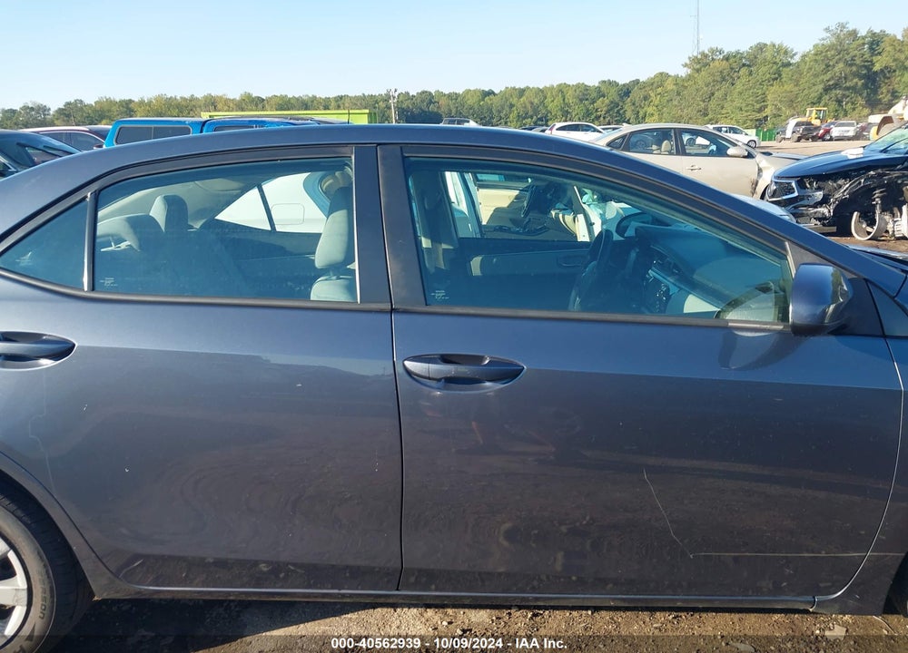 2016 TOYOTA COROLLA VIN: 2T1BURHE5GC625057