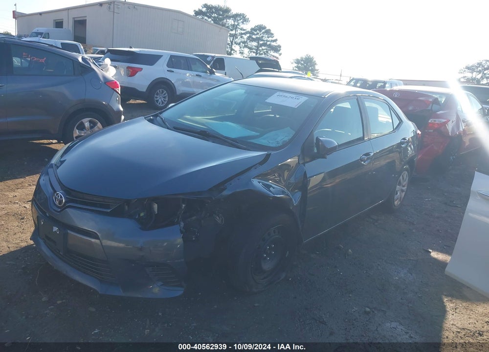 2016 TOYOTA COROLLA VIN: 2T1BURHE5GC625057