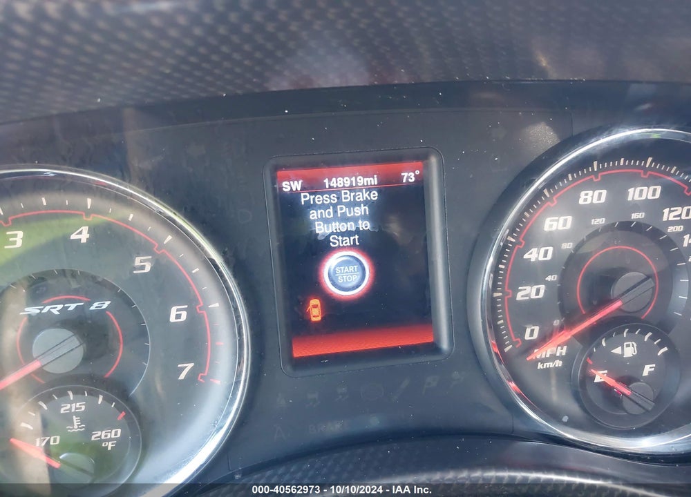 2014 DODGE CHARGER SRT8 VIN: 2C3CDXEJ8EH205553