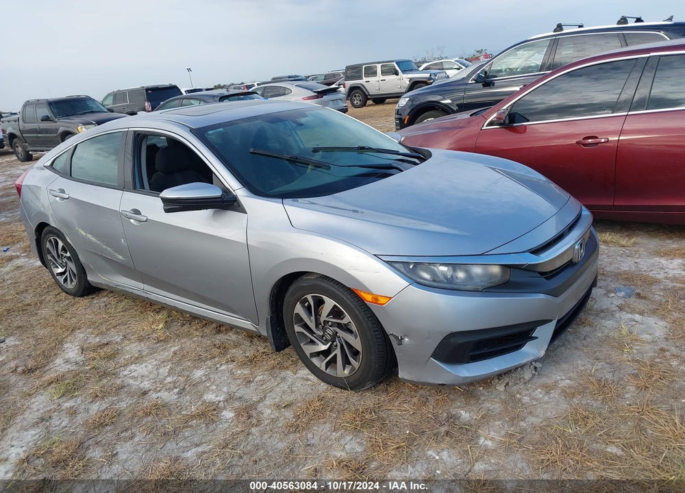 2018 HONDA CIVIC EX VIN: 19XFC2F70JE007041