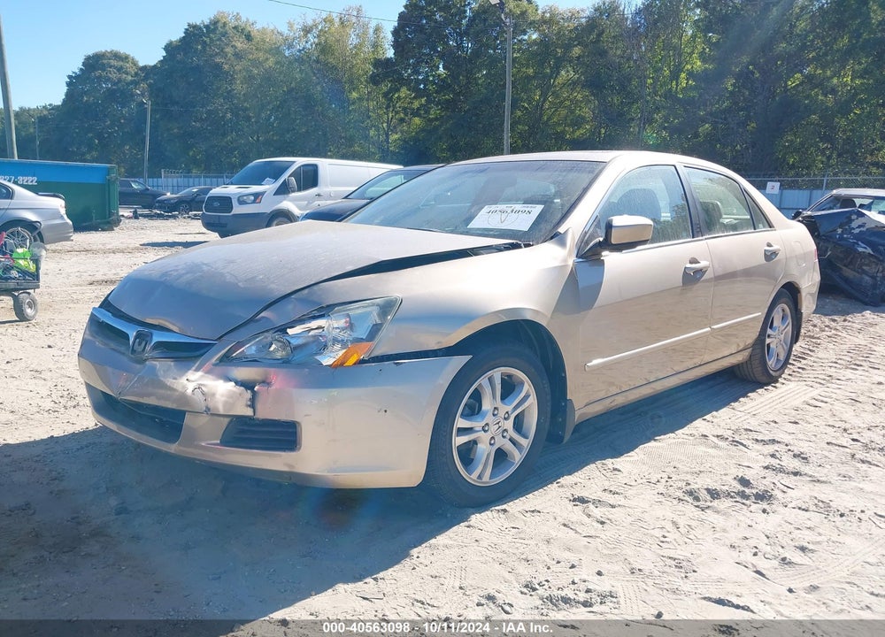 2007 HONDA ACCORD 2.4 EX VIN: 1HGCM56807A028799