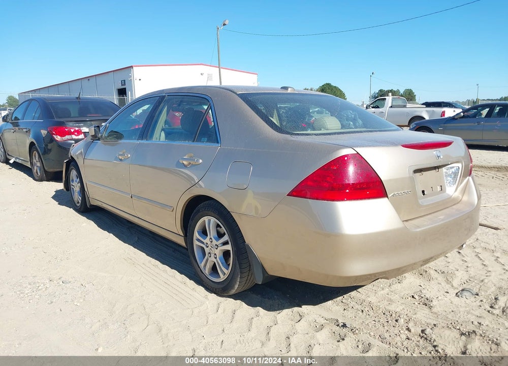 2007 HONDA ACCORD 2.4 EX VIN: 1HGCM56807A028799