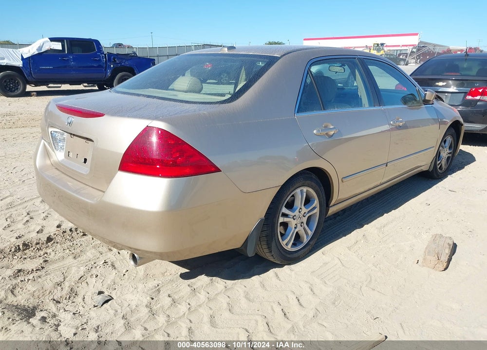 2007 HONDA ACCORD 2.4 EX VIN: 1HGCM56807A028799