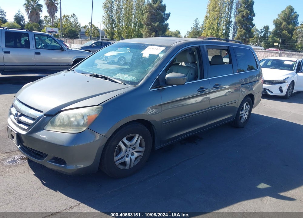 2007 HONDA ODYSSEY EX-L VIN: 5FNRL38737B063199