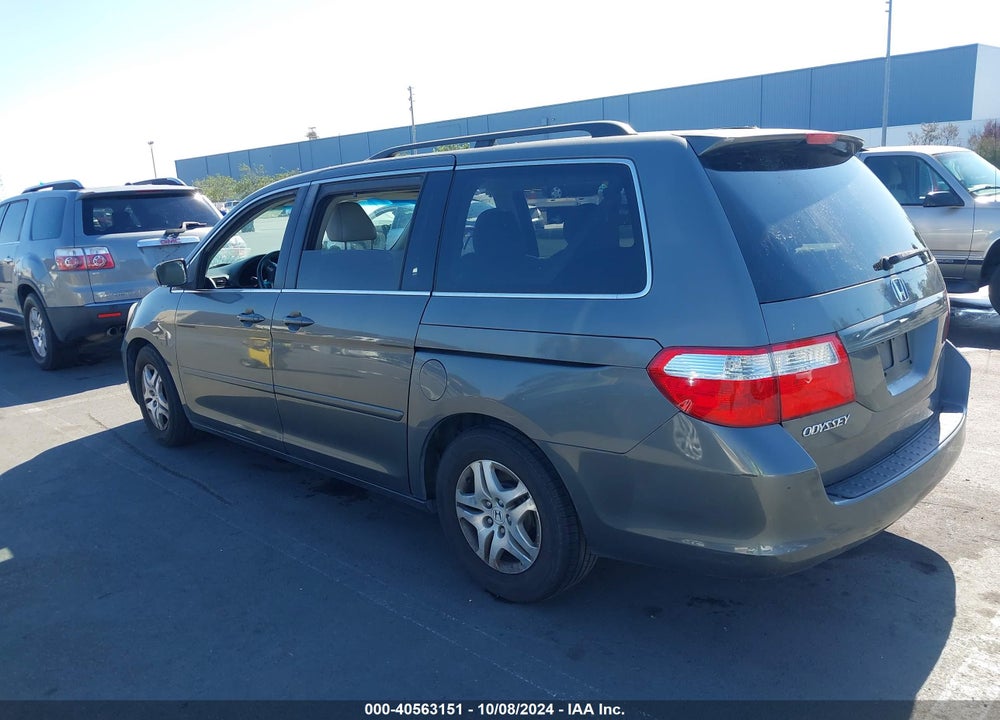 2007 HONDA ODYSSEY EX-L VIN: 5FNRL38737B063199