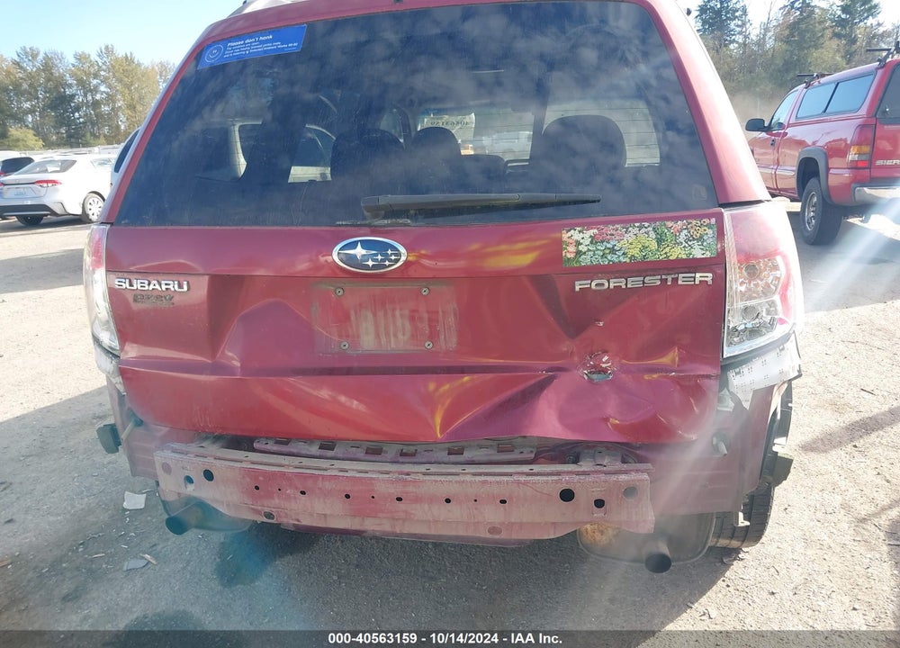 2009 SUBARU FORESTER 2.5X VIN: JF2SH636X9H744144