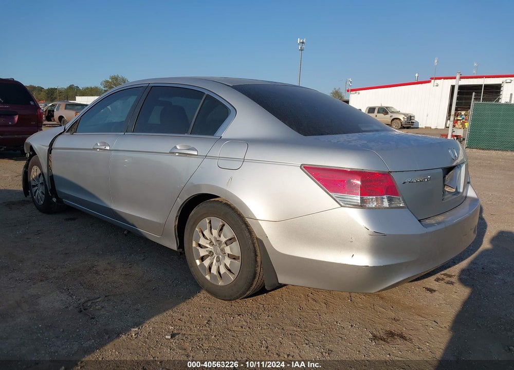 2009 HONDA ACCORD 2.4 LX VIN: 1HGCP26359A144318